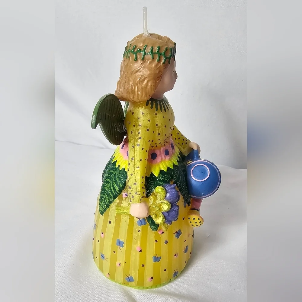 ​Debbie Mumm Botanical Garden Fairy Candle 2002 Boston Warehouse Figural New Tag